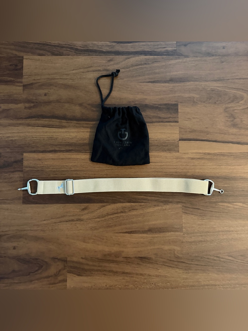Women’s Tan Cavalleria Toscana Elastic English Horseback Riding Belt. Good Condi